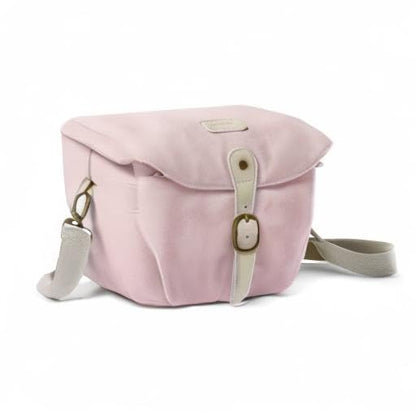 BAGSMART Camera Bag, SLR DSLR Canvas Crossbody Camera Case, Compact Camera Shoulder Bag with Rain Cover for Women and Men, Pink | SLR DSLR Camera Case, Compact Camera Shoulder Bag - color: 04-Light Pink