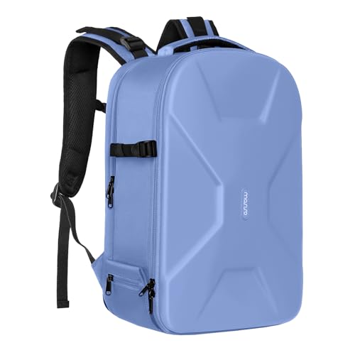 MOSISO Camera Backpack, DSLR/SLR/Mirrorless Photography Camera Bag 15-16 inch Waterproof Hardshell Case with Tripod Holder&Laptop Compartment Compatible with Canon/Nikon/Sony, Slate Blue - color: Slate Blue