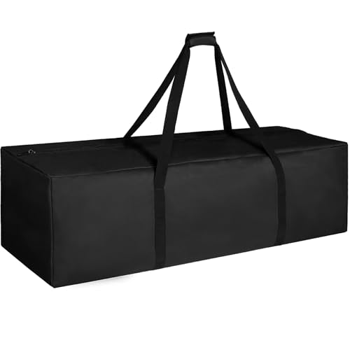 COOLBEBE 60" Sports Duffle Bag - 332L Extra Large Travel Duffel Luggage Bag with Upgrade Zipper, Sturdy & Water Resistant Long Duffle Bag for Camping Moving (Black 60inch) - size: 60" x 17" x 20"