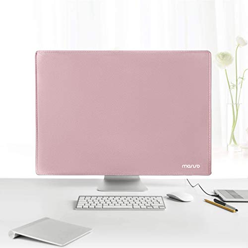 MOSISO Monitor Dust Cover 26, 27, 28, 29 inch Anti-Static Dustproof LCD/LED/HD Panel Case Computer Screen Protective Sleeve Compatible with iMac 27 inch, 26-29 inch PC, Desktop and TV, Pink - color: Pink, size: 26-29 inch