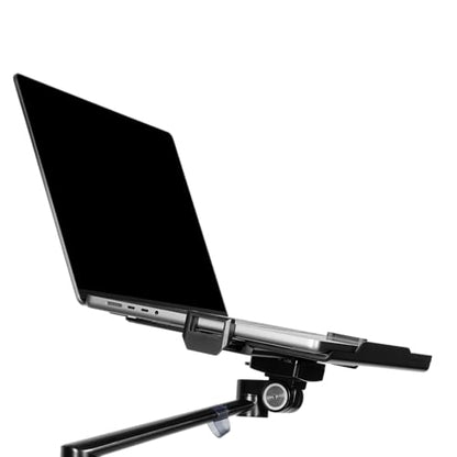 Gator Frameworks 5-in-1 Mobile Content Creator Streaming Stand with Wheeled Tripod Base – Includes Smartphone, Tablet, Laptop Clamps, Ring Light, and More! (GFW-STREAMSTAND-W) - style: Rolling Base
