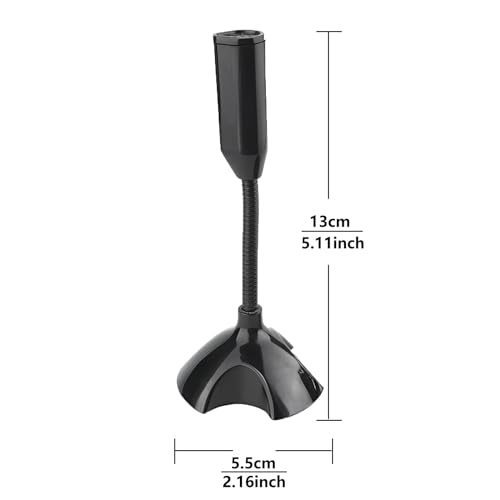 LANDIBO 3.5mm Microphone，Adjustable gooseneck Mini for Laptop/Desktop Computers pc Microphone，Plug and Play, Driver-Free Desk Microphone，Recordings, Games, Streaming, podcasts. (3.5MM) - style: 3.5MM