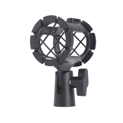 Microphone Mic Stand Suspension Shock Mount Pencil Clip Clamp Holder Bracket With Cold Shoe Mount Stand Replacement