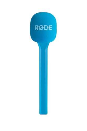 RØDE Interview GO Handheld Adaptor for RØDE Wireless Microphones (Blue) - color: Blue