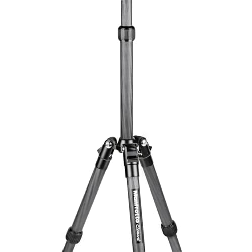 Manfrotto Element Traveller Small Aluminum 5-Section Tripod Kit with Ball Head - color: Carbon Fiber, size: Element Small 56.3"