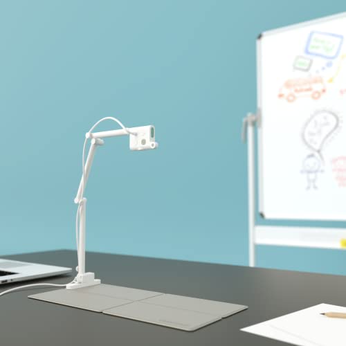 OKIOCAM S Plus 5MP Document Camera & Webcam 2-in-1 for Teachers, Chrombook, Mac, Windows Compatible, for Classroom, Live Demo, Web Conference 1944p