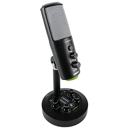 Mackie EM-Series, Premium USB Condenser Microphone with Built-in 2-Channel Mixer (EM-Chromium) - size: USB, style: Chromium - Studio