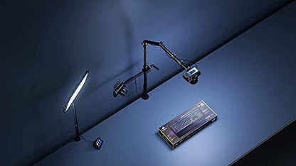 Elgato Solid Arm, Holding Arm with Padded Clamp | Clamps horizontally onto Master Mount, Ball head with 1/4-inch screw, Steel and hard composite build - style: Solid Arm