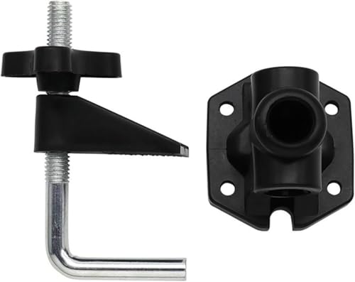 Black Replacement Heavy Duty Desk Clamp Clamp Base Adjustable for Microphone Arm Table Lamp Mount Holder Clamp Clamp Desk Lamp