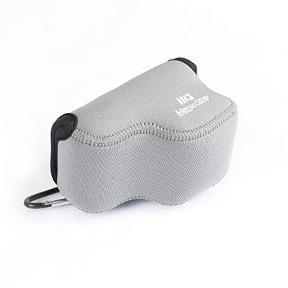 MegaGear MG2009 Ultra Light Neoprene Camera Case compatible with Sony ZV-E10 - Gray(16-50mm) - color: Gray