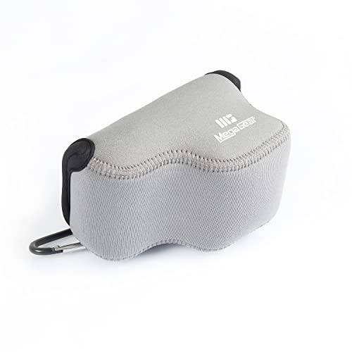 MegaGear MG2009 Ultra Light Neoprene Camera Case compatible with Sony ZV-E10 - Gray(16-50mm) - color: Gray