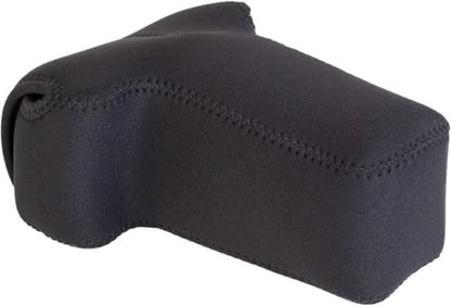 OP/TECH USA Soft Pouch – Compact digital camera case, lightweight accessories pouch, sleek neoprene sleeve for DSLR, perfect for backpacks & travel – durable protection in style D-SLR Zoom Black - color: Black, style: D-slr Zoom