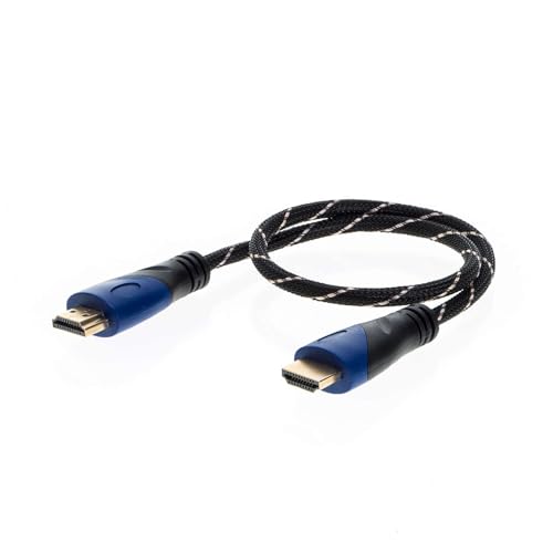 3FT High Speed 4K HDMI Cable with Audio & Ethernet Return Channel, 2160p, 1440p, Compatible with Apple TV, DVD, PS5, Xbox, Bluray (3FT, Multi-Colored) - color: Multi-Color, size: 3FT