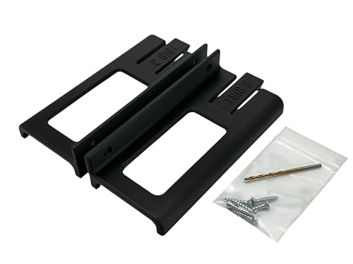 Desk Mount Kit for The Focusrite Scarlett 18i8 (3rd Gen) - Under Desk Mount Brackets, Reversible - Secure Mounting Accessories