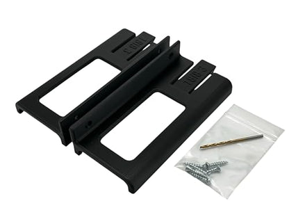 Desk Mount Kit for The Focusrite Scarlett 18i8 (3rd Gen) - Under Desk Mount Brackets, Reversible - Secure Mounting Accessories