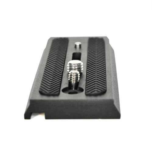 501PL 120MM Long Quick Release Plate For Manfrotto 501PL, 503, 701HDV- RC5 System Replacement (#3433PL)- Compatible with 501/503/577/701 NG Tripod Heads, With 1/4"-20 & 3/8"-16 D-Ring Screw - color: Long Version (120mm)