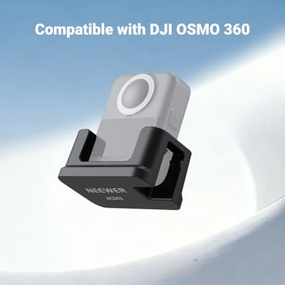 NEEWER Silicone Base for Osmo 360, Nonslip Soft Stable Anti Scratch Desktop Stand Support Upright Accessory Compatible with DJI OSMO 360 Action Camera Accessories, AC043 - style: Base