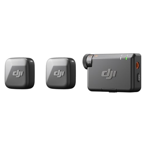 DJI Mic Mini (2 TX + 1 RX), Detail-Rich Audio, Wireless Lavalier Microphone for Camera/Android, 2-Person Vlog, Team Production - style: Mic Mini (2 TX + 1 RX)