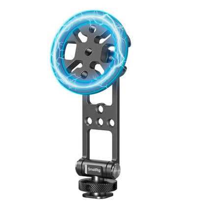 SMALLRIG Magnetic Metal Phone Mount with Cold Shoe Mount, Adjustable Rotatable Phone Tripod Holder Adapter for iPhone 17/16/15, Camera Monitoring, Tripods, Stabilizers - 5156 - size: Phone Tripod Holder