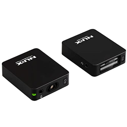 NUX B-10 Vlog Camera Wireless Microphone System, Wireless Lavalier Lapel Microphone System for Vlog Shooting, Live broadcasts