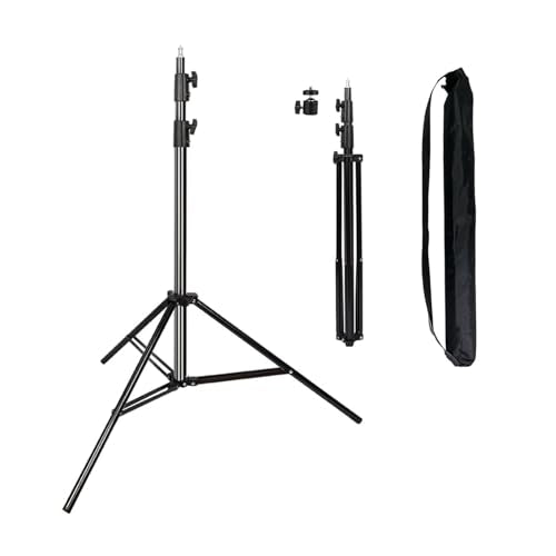 Heavy Duty Light Stand 9.5 Feet/2.8 Meters Adjustable Spring Cushioned Metal Photography Tripod Stand for Photo Studio Speedlight, Ring Light, Photographic Equipments Thickening Flash Stand