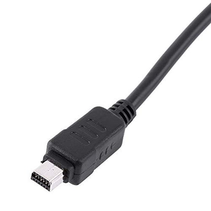 Cuifati High Speed 12 Pin USB Data Cable for Digital Camera, Transfer & Charge Function, 1.5m Length, Anti Interference Shielding