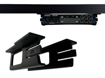 Desk Mount Kit for PreSonus Studio 68c & 24c - Under Desk Mount Brackets with Reversible Clips - Secure Mounting Accessories