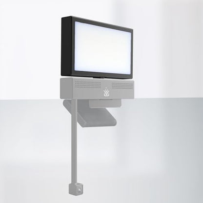 iContact SoftLight+, LED Streaming Light & Video Conference Lighting for iContact Camera Pro and ProXL, Edge-Lit Face Light with Adjustable Brightness & Color Temperature, USB or Camera Powered