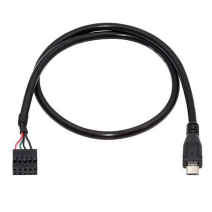 chenyang USB 2.0 9Pin 10Pin Motherboard Header to Micro USB 5Pin Data Cable 0.5M - style: Micro USB
