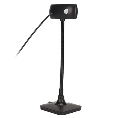 C185 HD Webcam with Noise Reduction Microphone, 720P USB Web Camera, 60 Degree Wide Angle Lens and 360 Degree Rotation for Video Conferencing Live Streaming