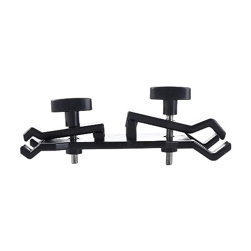 Leadigol Camera Tripod Umbrella Clip Holder Clamp Bracket, Plastic Umbrella Holder Clip for Photography Accessory Photo Studio Tripod Outdoor Umbrella DSLR Camera Fixation Clamp