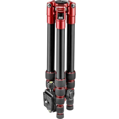 Manfrotto Element Traveller Small Aluminum 5-Section Tripod Kit with Ball Head - color: Red, size: Element Small 56.3"