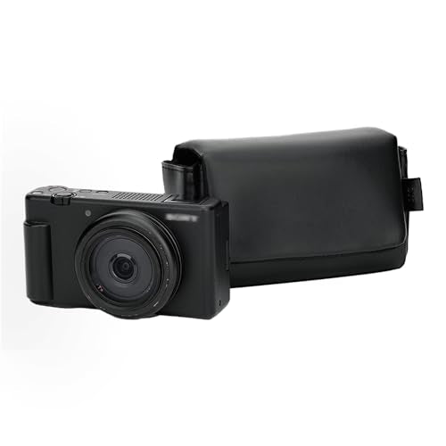 Small Camera Case for Ricoh GR IV GR III SONY RX100 VII SX740 KODAK FZ55 | without Strap,Premium Microfiber Leather, Small Camera Pouch, for CANON SX740 G7XMIII KODAK FZ45 FZ55 H35N LUMIX ZS99 ZS300 - color: PU Digital camera case Black