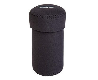 OP/TECH USA Fold-Over Neoprene Lens Pouch – Camera Lens Case for safe Lens Cover storage, Great for Photography & outdoor shoot, Keeps your Lens secure with No-Lose Lid-306 (Black) - Made in USA - size: 306