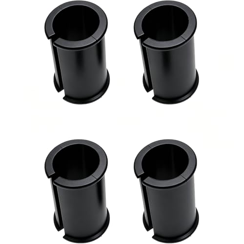 4 PCS Microphone Shock Mount Rubber Sleeve Black Shock Mount Spacer for Microphone Stand Shock Absorption