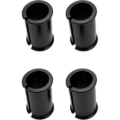 4 PCS Microphone Shock Mount Rubber Sleeve Black Shock Mount Spacer for Microphone Stand Shock Absorption