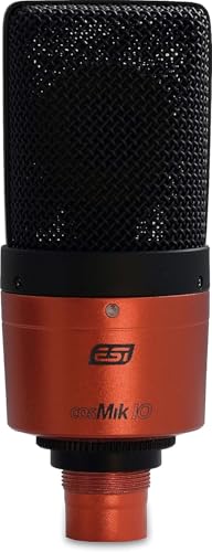 ESI cosMik 10 Studio Condenser Mic: Cardioid, Low Noise, Ideal for Vocals, Instruments, Streaming, with Stand & Cable - style: cosMik 10 XLR Microphone