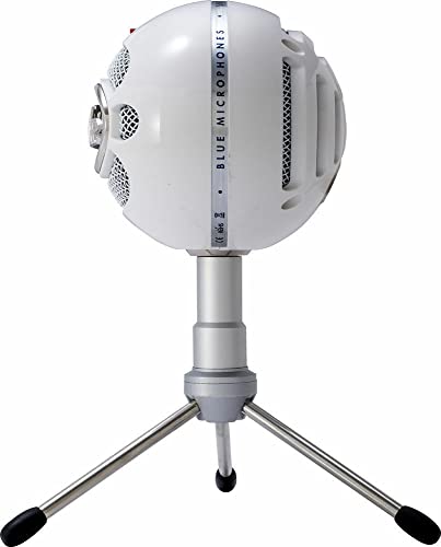Logitech for Creators Blue Snowball iCE USB Microphone - White (Renewed)