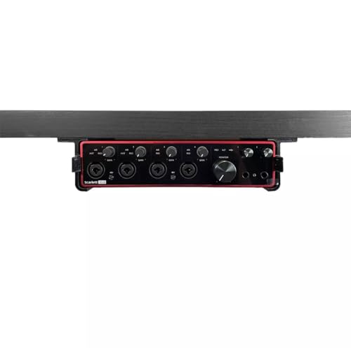 Desk Mount Kit for The Focusrite Scarlett 18i8 (3rd Gen) - Under Desk Mount Brackets, Reversible - Secure Mounting Accessories