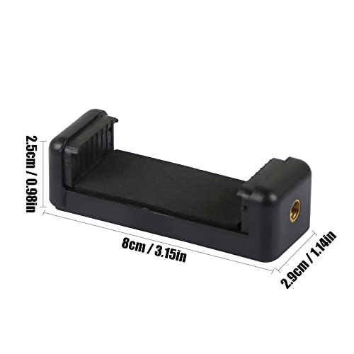 Universal Cell Phone Tripod Mount Adapter for Selfie Stick, 1 Pack | Phone Holder Clip Connector Head Used Mini Flexible Tripod and More for Monopod Travel Use