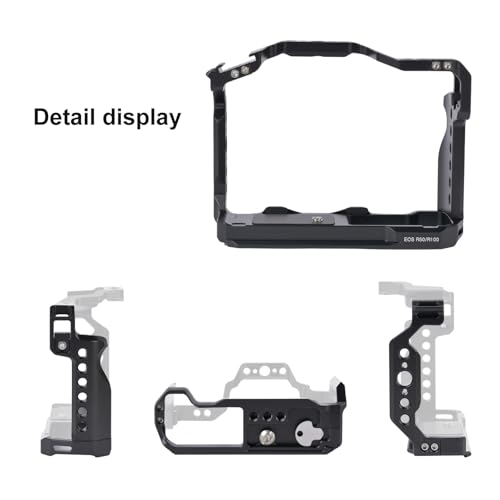 EOS R100/R50 Camera Cage, EOS R50/R100 Cage for Canon EOS R100 R50 Camera Case Camera Rig Cold Shoe