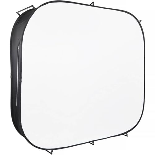 Glow 7 x 8 ft Illuminated White Photography Background, 2-in-1 White Backdrop & Rear Softbox for High-Key Portraits, Product Photos & Video, Carry Bag, 1-Year Limited Warranty - size: 7 x 8 ft