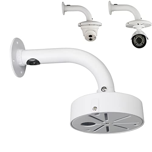 Security Camera Mount Bracket, Dome Camera Mount Universal Camera Wall Mounting Bracket/IP Camera for CCTV Security Camera, L Type