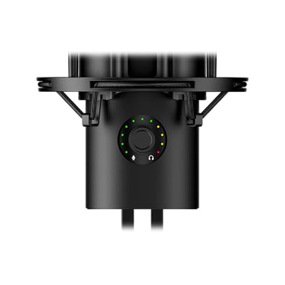 HyperX QuadCast 2 S – USB Microphone, with RGB Lighting, Streaming and Podcasting, with On-Board Controls, LED Lighting, Removable Shock Mount, PC, Mac, USB-C - Black - style: QuadCast 2 S