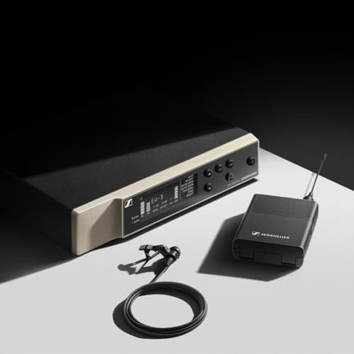 Sennheiser EW-D ME2 Lavalier Microphone Set, Black, XLR, 56 MHz Bandwidth - style: Q1-6