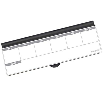 ECR4Kids MessageStor Keyboard Write and Store, Desk Organizer, Grey