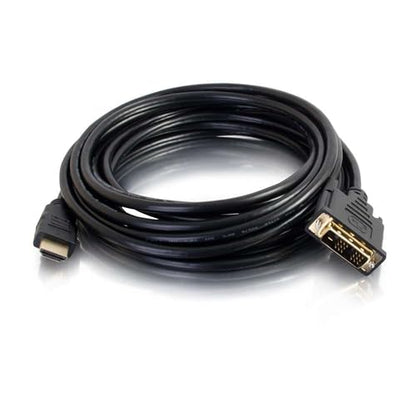 C2G/ Cables To Go C2G DVI to HDMI Cable, HDMI Adapter, DVI-D Male to HDMI Male, 1080p, Gold Plated for PS4 & PS3, 4.9 Feet (1.5 Meters), Black, Cables to Go 42515 - size: 1.5 meters