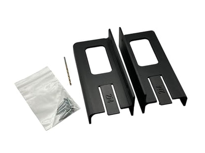 Desk Mount Kit for Focusrite Scarlett 2i4 (1st & 2nd Gen) - Under Desk Mount Brackets with Reversible Clips - Secure Mounting Accessories