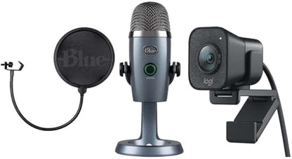 Logitech Ultimate Creator Pack, Streamcam 1080p HD and Yeti Nano Premium USB Microphone - 1 Pack (Renewed)