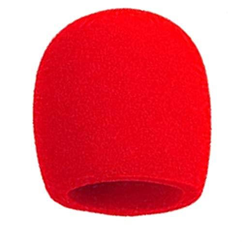 Microphone Windscreen, Ball Style (WS-1R), Red - color: Red